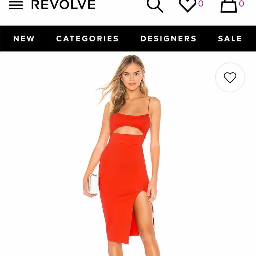 REVOLVE Cut Out Midi Dress